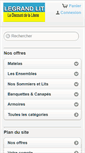 Mobile Screenshot of legrand-lit.fr